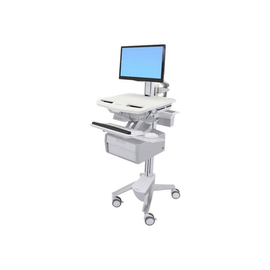 Ergotron Wagen - offene Architektur - für LCD-Display / PC-Ausrüstung - verriegelbar - medizinisch - Produktbild