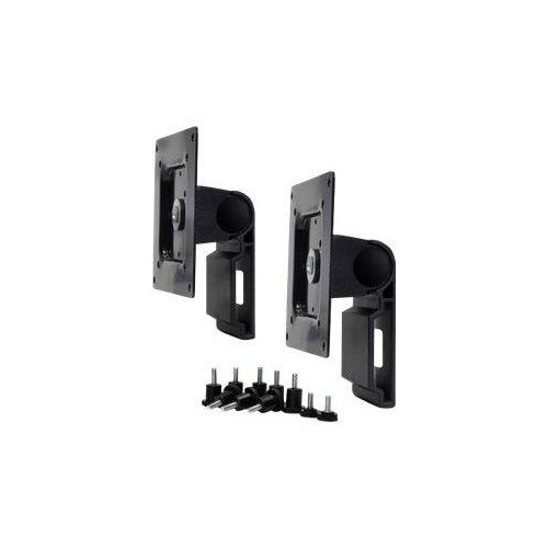 Ergotron Dual Monitor Tilt Pivot Kit - Befestigungskit (2 Drehgelenke, 2 Kabelbinder, Schrauben) Produktbild Front View L
