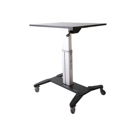 StarTech.com Mobiler Sitz-/Steh-Arbeitsplatz mit 80cm Arbeitsfläche Produktbild