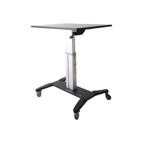 StarTech.com Mobiler Sitz-/Steh-Arbeitsplatz mit 80cm Arbeitsfläche Produktbild