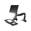 StarTech.com Monitor Tischhalterung - Monitorarm für bis zu 24 Monitore - VESA Halterung - Höhenvers Produktbild Additional View 2 S
