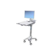 Ergotron Cart - Sliding Worksurface - Wagen - für LCD-Display / PC-Ausrüstung - medizinisch - Alumin Produktbild Additional View 2 S