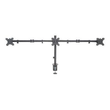 Manhattan TV & Monitor Mount, Desk, Double-Link Arms, 3 screens, Screen Sizes: 10-27", Black, Clamp Produktbild Additional View 2 S
