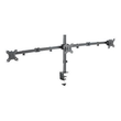 Manhattan TV & Monitor Mount, Desk, Double-Link Arms, 3 screens, Screen Sizes: 10-27", Black, Clamp Produktbild Additional View 4 S
