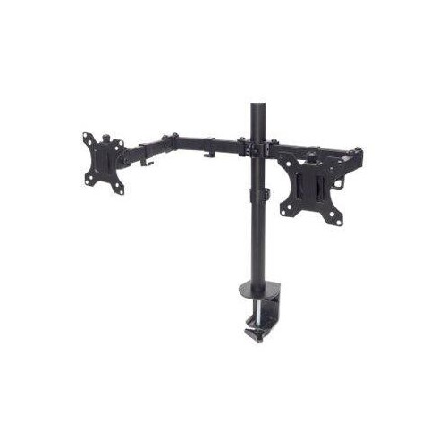Manhattan TV & Monitor Mount, Desk, Full Motion, 2 Screens, Screen Sizes: 10-27", Black, Clamp Assem Produktbild Additional View 2 L