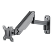 Manhattan TV & Monitor Mount, Wall, Spring Arm, 1 screen, Screen Sizes: 17-32", Black, VESA 75x75 to Produktbild
