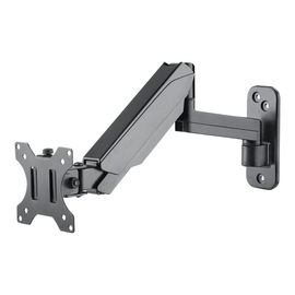 Manhattan TV & Monitor Mount, Wall, Spring Arm, 1 screen, Screen Sizes: 17-32", Black, VESA 75x75 to Produktbild