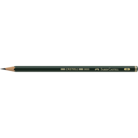 Bleistift 9000 2B sechskant Faber Castell 119002 Produktbild