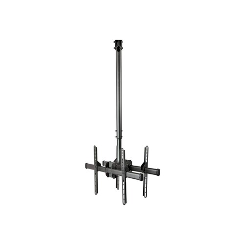 StarTech.com Zweifache Deckenhalterung für Fernsehgeräte(32"-75") - Rücken an Rücken, Hochbelastbare Produktbild
