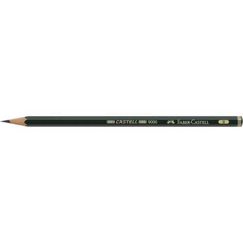 Bleistift 9000 B sechskant Faber Castell 119001 Produktbild Front View L
