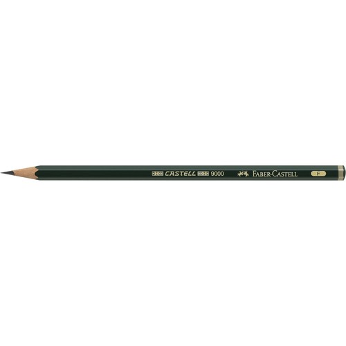 Bleistift 9000 F sechskant Faber Castell 119010 Produktbild Front View L