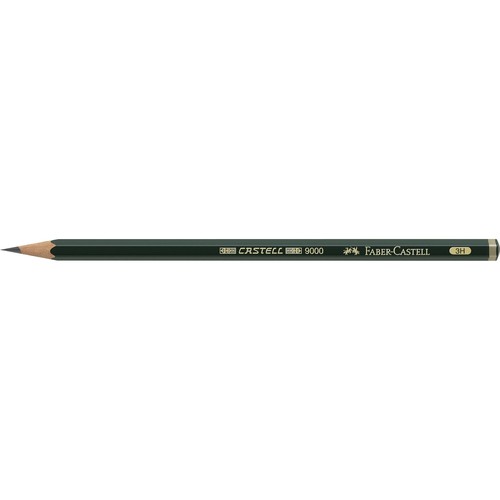 Bleistift 9000 3H sechskant Faber Castell 119013 Produktbild Front View L