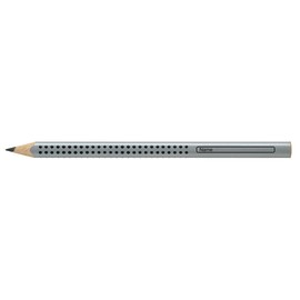 Bleistift mit Noppen JUMBO GRIP B dreikant grau Faber Castell 111900 Produktbild