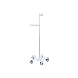 Ergotron Pole Cart - Wagen - für LCD-Display/Tablet - hochweiß - Bildschirmgröße: bis zu 61 cm (bis Produktbild