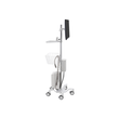 Ergotron Pole Cart - Wagen - für LCD-Display/Tablet - hochweiß - Bildschirmgröße: bis zu 61 cm (bis Produktbild Additional View 2 S