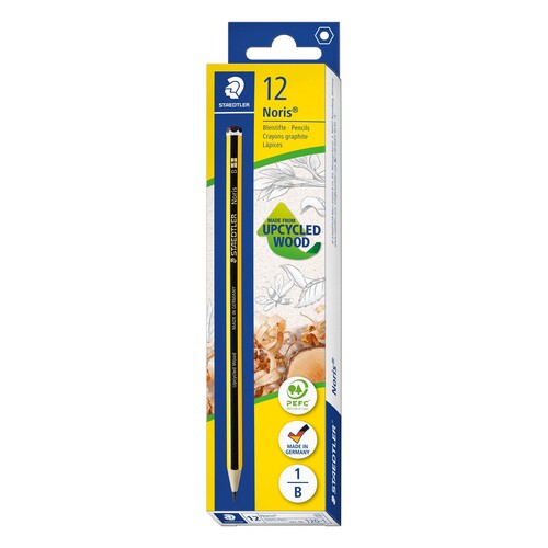 Bleistift Noris 120 B sechskant Staedtler 120-1 Produktbild Additional View 1 L