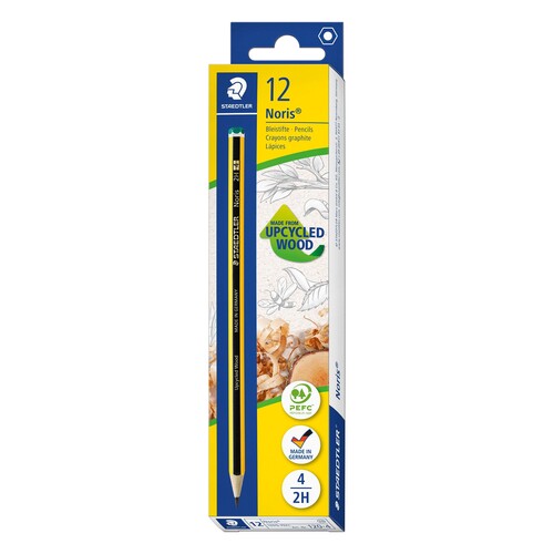 Bleistift Noris 120 2H sechskant Staedtler 120-4 Produktbild Additional View 1 L