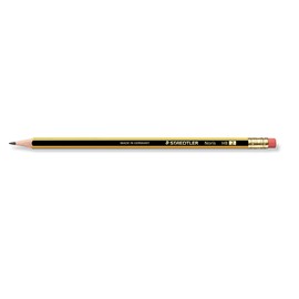 Bleistift mit Radiergummi Noris 122 Staedtler 122-HB Produktbild