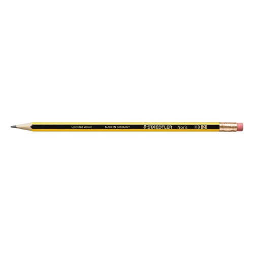 Bleistift mit Radiergummi Noris 122 Staedtler 122-HB Produktbild
