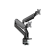 ROLINE Dual LCD Monitor Stand Pneumatic - Befestigungskit (Spannbefestigung für Tisch, 2 einstellbar Produktbild