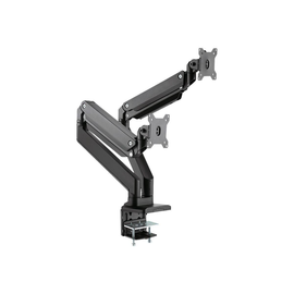 ROLINE Dual LCD Monitor Stand Pneumatic - Befestigungskit (Spannbefestigung für Tisch, 2 einstellbar Produktbild