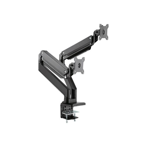 ROLINE Dual LCD Monitor Stand Pneumatic - Befestigungskit (Spannbefestigung für Tisch, 2 einstellbar Produktbild