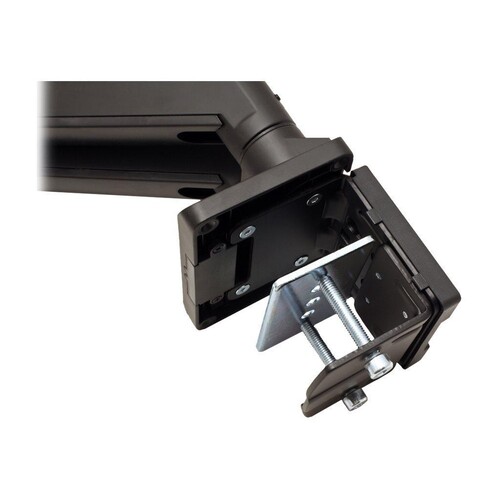ROLINE Dual LCD Monitor Stand Pneumatic - Befestigungskit (Spannbefestigung für Tisch, 2 einstellbar Produktbild Additional View 2 L