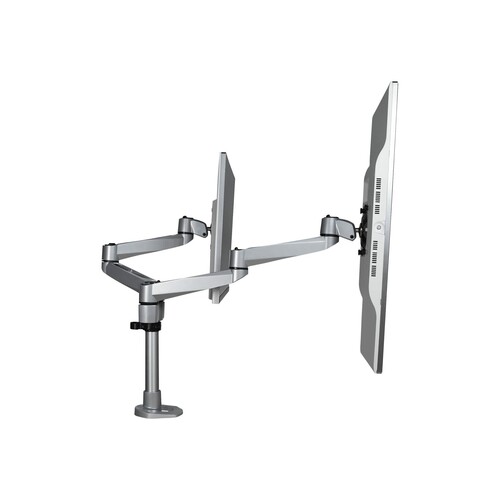 StarTech.com Doppelter Monitorarm für den Tisch - Premium Gelenkarm für Monitore - VESA Monitore bis Produktbild Additional View 1 L