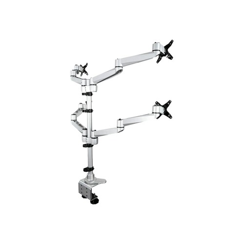 StarTech.com ARMQUADPS Monitorhalterung (für 4 Monitore, für bis zu 27 " VESA Bildschirme, vier voll Produktbild Additional View 2 L
