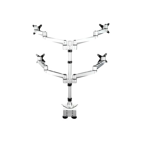 StarTech.com ARMQUADPS Monitorhalterung (für 4 Monitore, für bis zu 27 " VESA Bildschirme, vier voll Produktbild Additional View 4 L