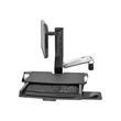 Ergotron Sit-Stand Combo Arm - Befestigungskit (Handgelenkkissen, Wandmontagehalterung, Display-Halt Produktbild Additional View 1 S
