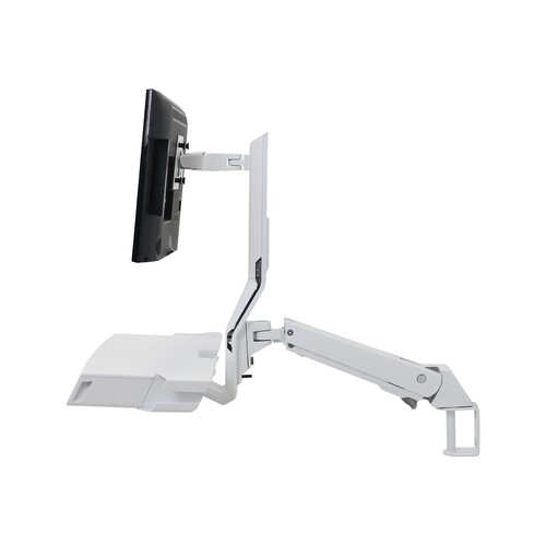 Ergotron Sit-Stand Combo Arm - Befestigungskit (Handgelenkkissen, Wandmontagehalterung, Display-Halt Produktbild Additional View 1 L