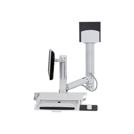 Ergotron SV Combo System with Worksurface & Pan, Medium CPU Holder - Befestigungskit (CPU-Halter, Ha Produktbild