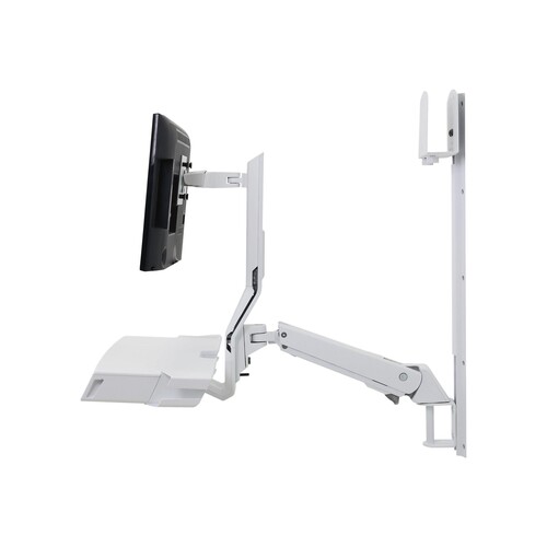 Ergotron SV Combo System with Worksurface & Pan, Small CPU Holder - Befestigungskit (CPU-Halter, Han Produktbild Additional View 2 L