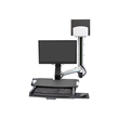 Ergotron SV Combo System with Worksurface & Pan, Medium CPU Holder - Befestigungskit (CPU-Halter, Ha Produktbild Additional View 1 S