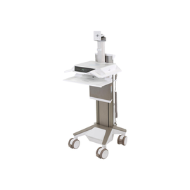 Ergotron CareFit Pro - Wagen - Electric Lift - für LCD-Display / PC-Ausrüstung - medizinisch - weiß, Produktbild