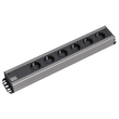 Bachmann Stromverteilungseinheit (Rack - einbaufähig) - Wechselstrom 230 V - Ausgangsanschlüsse: 6 ( Produktbild Additional View 1 S