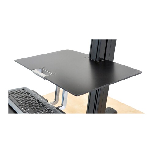 Ergotron WorkFit-S - Montagekomponente (Arbeitsoberfläche) Produktbild Front View L