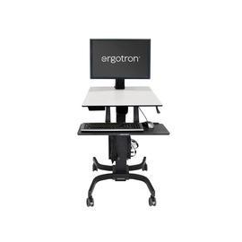 Ergotron WorkFit-C Single HD - Sitz-/Steh-Arbeitsplatz Produktbild