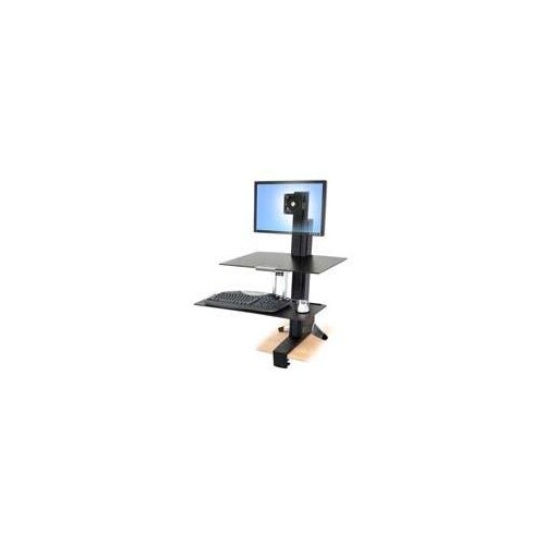 Ergotron WorkFit-S Single LD - Stehender Tischwandler Produktbild Additional View 1 L