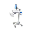 Ergotron Wagen - für LCD-Display / PC-Ausrüstung - medizinisch - Kunststoff, Aluminium, verzinker St Produktbild Additional View 1 S