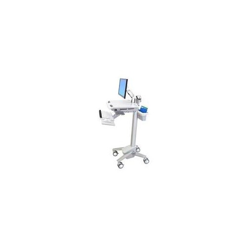 Ergotron Wagen - für LCD-Display / PC-Ausrüstung - medizinisch - Kunststoff, Aluminium, verzinker St Produktbild Additional View 1 L
