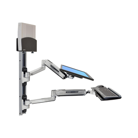 Ergotron LX Wall Mount System with Small CPU Holder - Produktbild