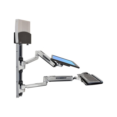 Ergotron LX Wall Mount System with Small CPU Holder - Produktbild