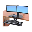 Ergotron WorkFit-A Dual Workstation With Suspended Keyboard Produktbild Additional View 1 S