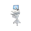 Ergotron Wagen - offene Architektur - für LCD-Display / PC-Ausrüstung - medizinisch - Aluminium, ver Produktbild