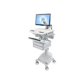 Ergotron Wagen - offene Architektur - für LCD-Display / PC-Ausrüstung - medizinisch - Aluminium, ver Produktbild