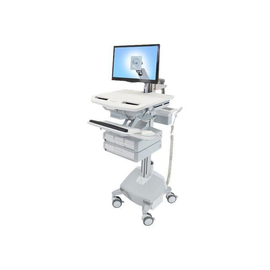 Ergotron Wagen - offene Architektur - für LCD-Display / PC-Ausrüstung - medizinisch - Aluminium, ver Produktbild