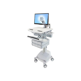 Ergotron Wagen - offene Architektur - für LCD-Display / PC-Ausrüstung - medizinisch - Aluminium, ver Produktbild