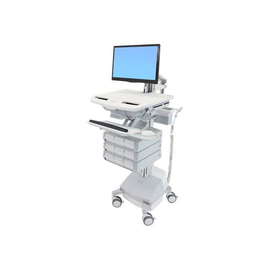 Ergotron Wagen - offene Architektur - für LCD-Display / PC-Ausrüstung - medizinisch - Aluminium, ver Produktbild